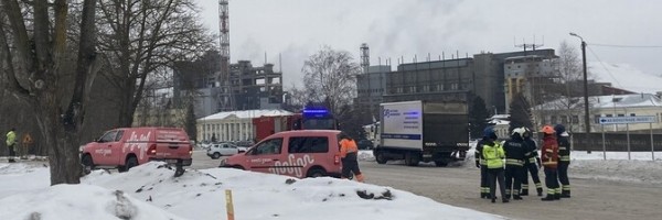 В ходе геодезических работ в Кохтла-Ярве был поврежден газопровод VKG